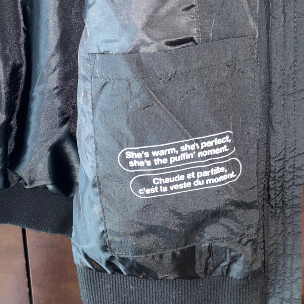 Garage Mini Puff Vest in Black - Picture 5 of 6